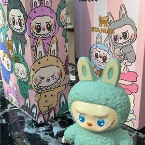 Stanley Mint Green Labubu  Figurine Bank
